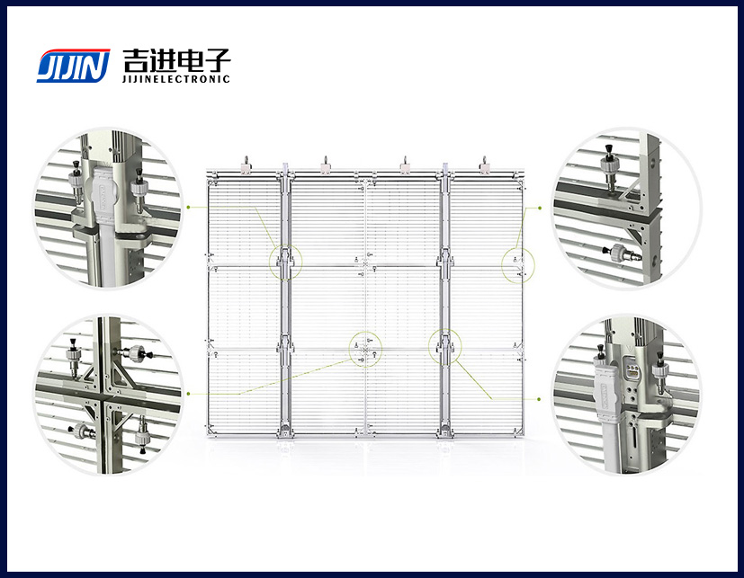 吉進(jìn)電子透明LED顯示屏